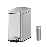 Mbillion Step Trash Can 6 Liter 1.6 Gallon Slim