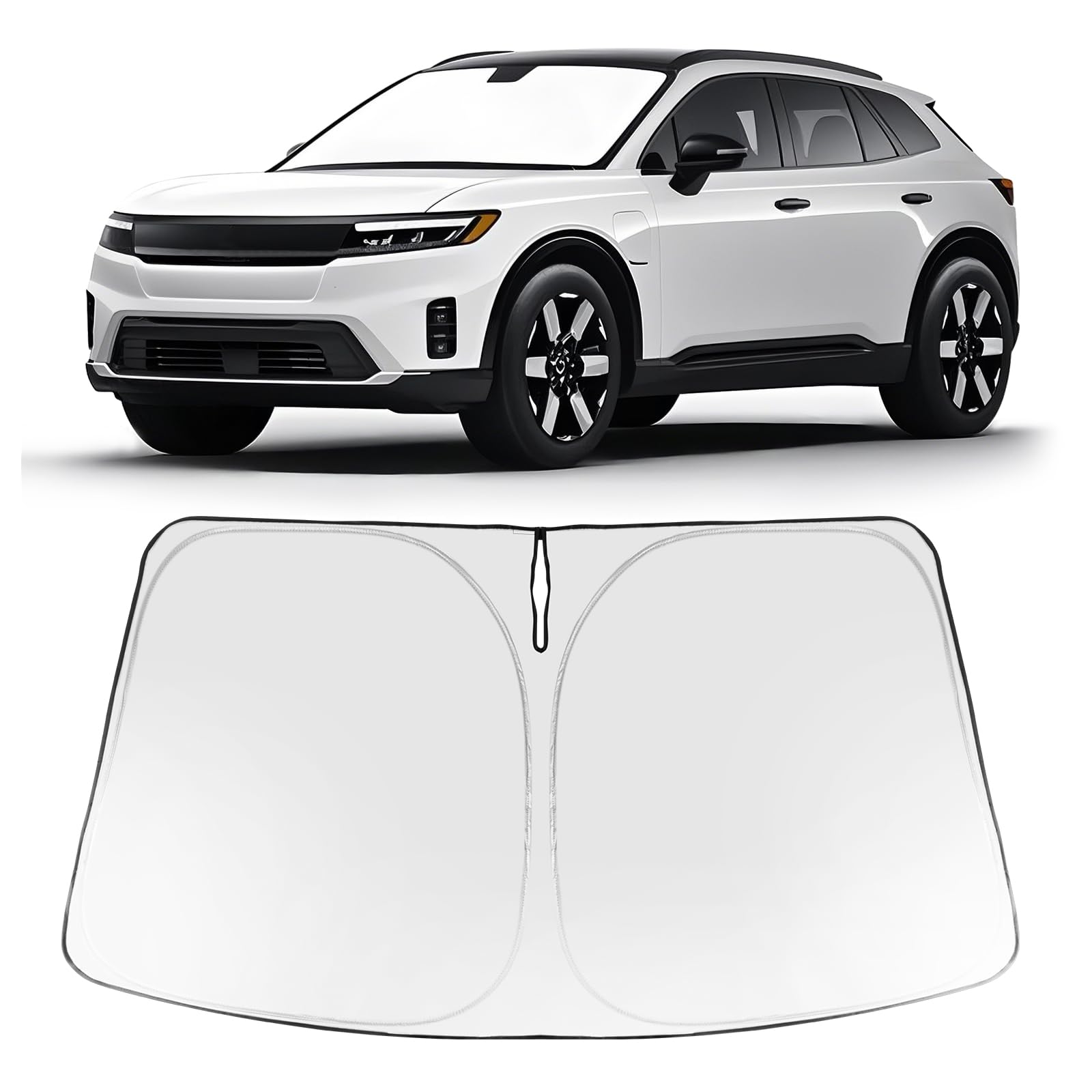 Photo 1 of Proadsy 2025 Upgrade Windshield Sun Shade Custom Fit Honda Prologue 2024 2025 2026 Foldable Front Sunshade Protector Sun Visor Blocks UV Rays Keep Car Cooler Accessories