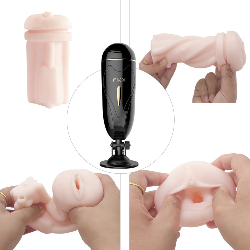 Masturbator Pocket Weyes Realistische Vagina Masturbator Sex Produkte für männer (Schwarz)