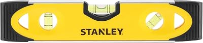 Stanley Shockproof Torpedo Level 230mm Magnetic Plate 0-43-511