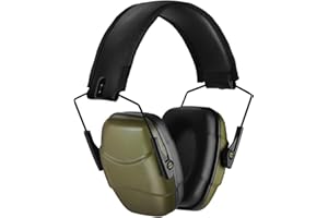 GUCHO 34dB Noise Reduction Safety Shooting Ear Muffs,Hearing Protection Ear Muffs,Shooting Range Ear Protection for Hunting Mowing