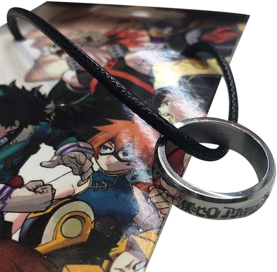 KroY PecoeD Japanese Anime Stainless Steel Necklace, Bungo Stray Dogs/Demon Slayer Charm Fashion Pendant Jewerly Necklaces Creative Gifts for Anime Fans