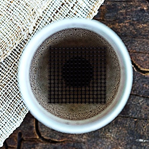 Aboat 100 Pack 2 x 2 Inch Rigid Polyethylene Garden's Drainage Mesh Hole Screens