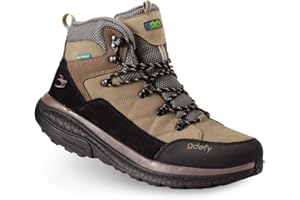 Gravity Defyer Men's G-Defy Sierra - Best Waterproof Hiking Boots Foot Pain, Knee Pain, Back Pain Shoes