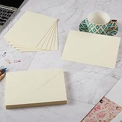 50 Pack A7 Colorful 5x7 Envelopes V Flap Invitation