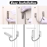 KAFENDA Safety Chain Door Lock Heavy Duty Stainless Steel 170mm Chain view 5