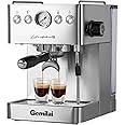 Gemilai Espresso Machine, 15 Bar Professional Espresso Maker, 1500 W Powerful Water Pump with NTC, Coffee Machine for Cappuccino, Latte, Gift for Coffee Lover, Stainless Steel G3005H