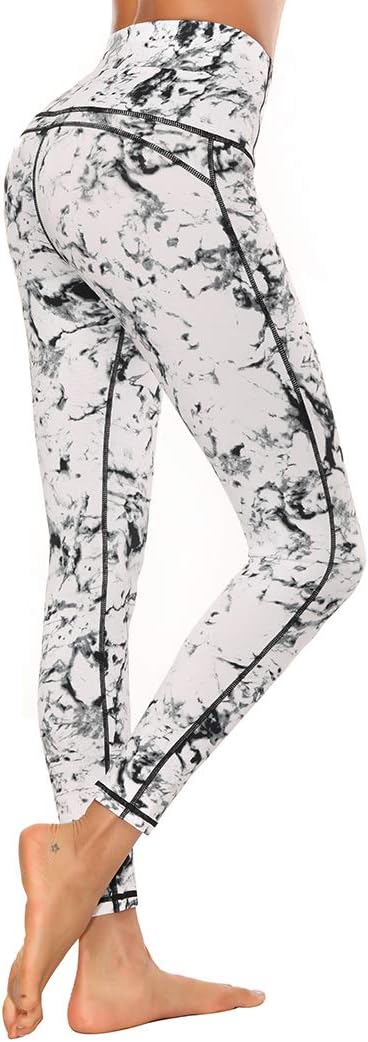 X HERR Women Gym Leggings High Waist Yoga Pants Compression Workout Running Tights