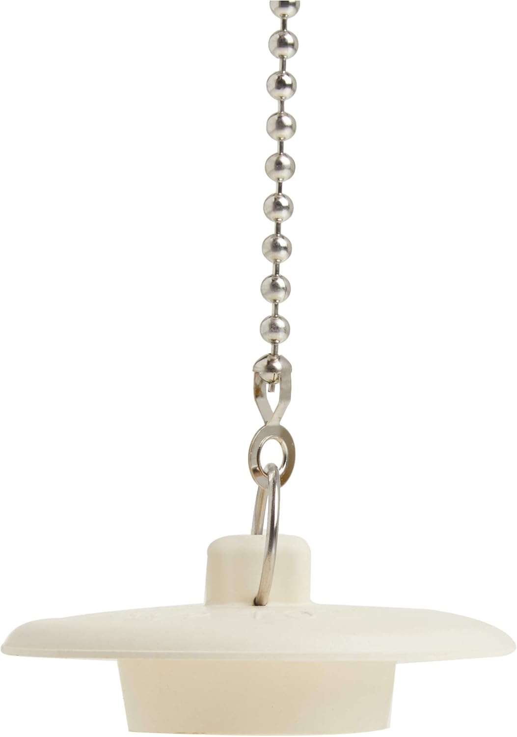 DANCO Rubber Tub Stopper with Chain, White (80783) - Drain Stoppers - 