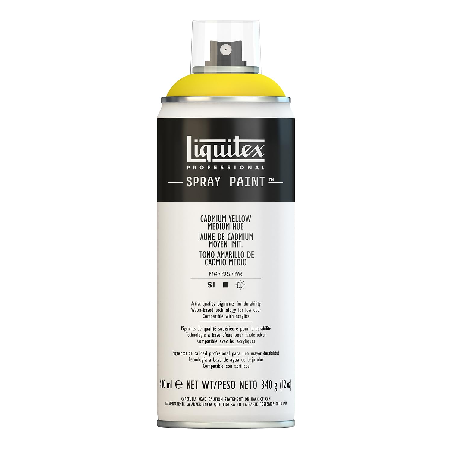 Liquitex Professional Spray Paint 400 ml, Cadmium Yellow Medium Hue