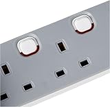 PRO ELEC PELB1761 3-Gang Switched Mains Extension Lead 1m 13A view 3