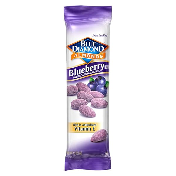 BLUE DIAMOND ALMONDS, BLUEBERRY FLAVORED SNACK NUTS, SINGLE...