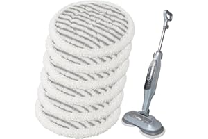 KVLZ Replacement Steam Mop Pads for Shark Steam Mop Pads Compatible with Shark S7000AMZ S7000 S7001 S7001TGT S7000 Series Steam & Scrub All-in-One Hard Floor Steam Mop (6-Pack)