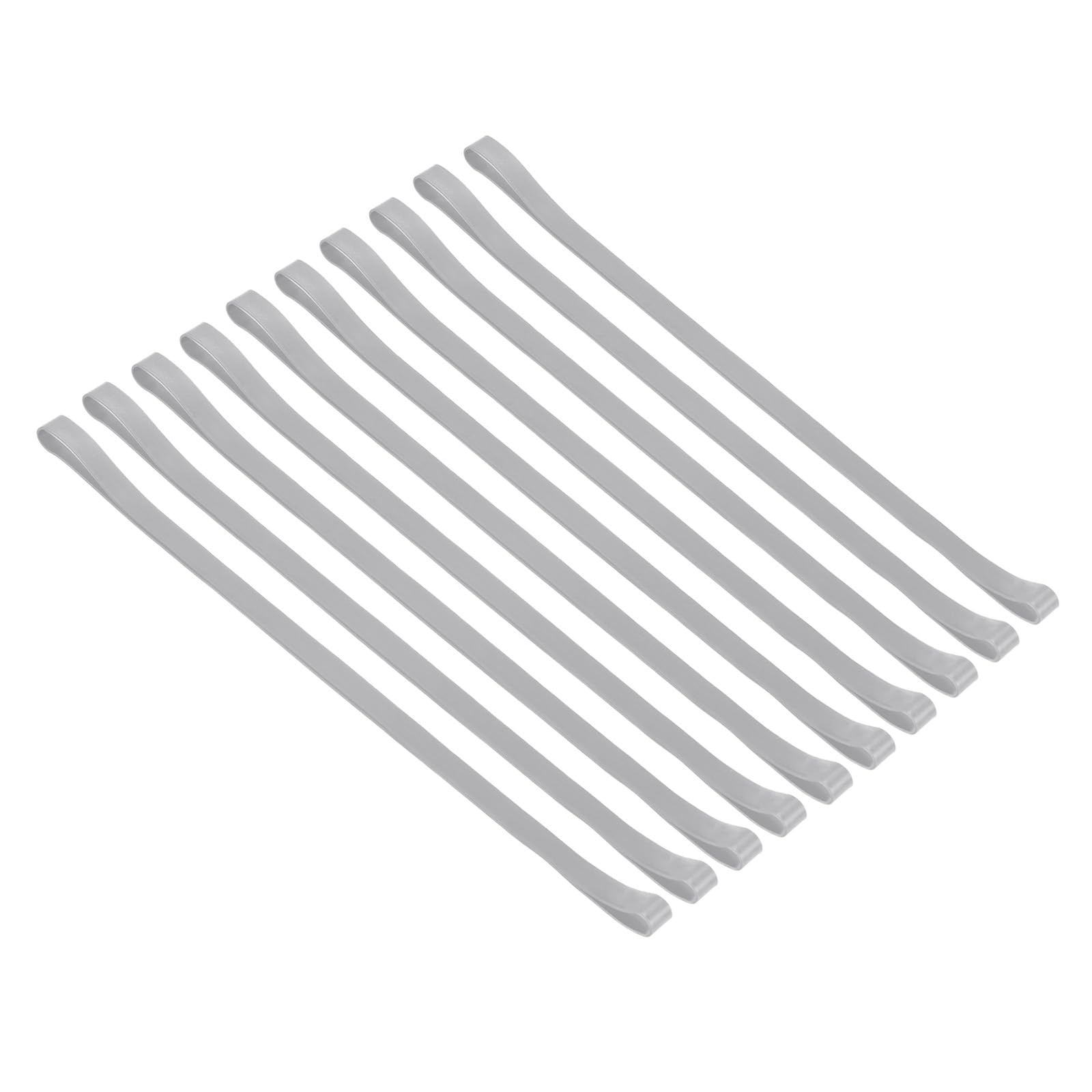 PATIKIL Towel Bands, 10 Pack Elastic Towel Clips Cruise Essentials Windproof Silicone Beach Towel Straps for Beach Pool Cruise Chairs, Gray