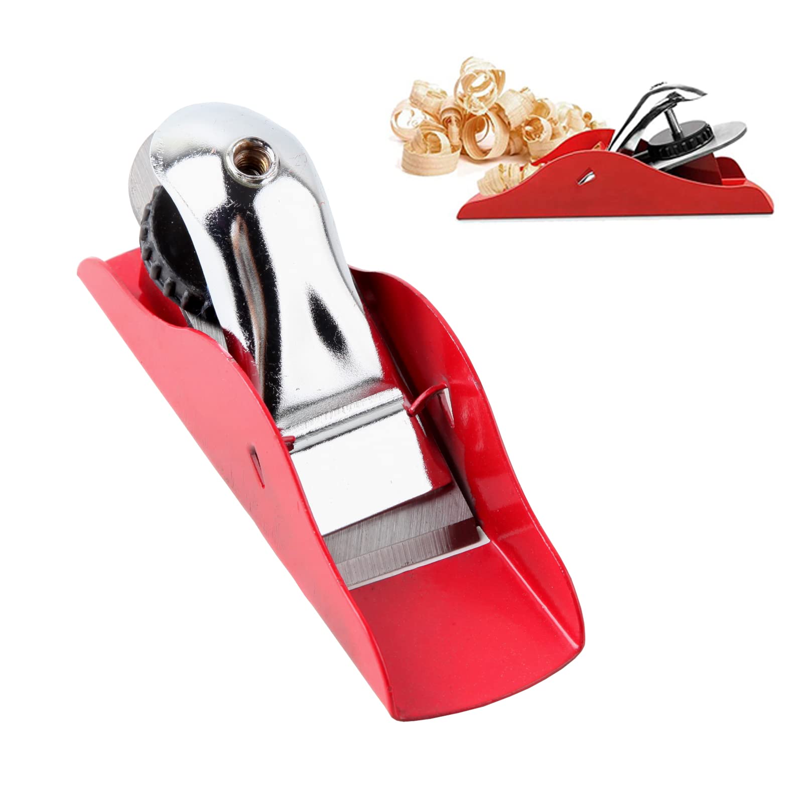 Small Hand Planer Manual Wood Planer Woodcraft Tool Woodworking Planer,Adjustable Block Plane, for Trimming, Wood Planning, Carving, Edge Rounding, Wood DIY Crafting