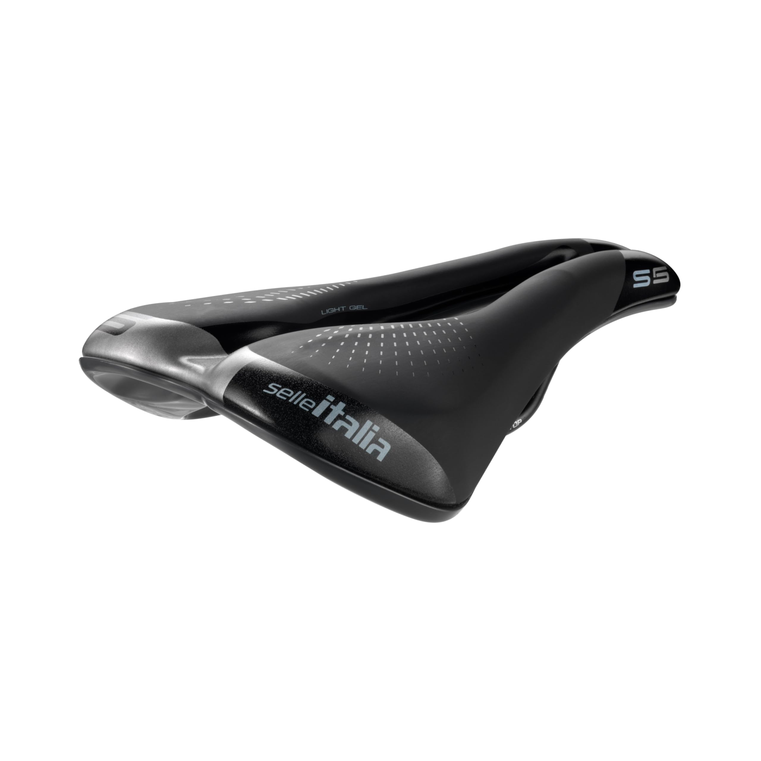 Selle Italia S5 LADY Saddle 145x255mm (S3) Superflow - Weight:, Black