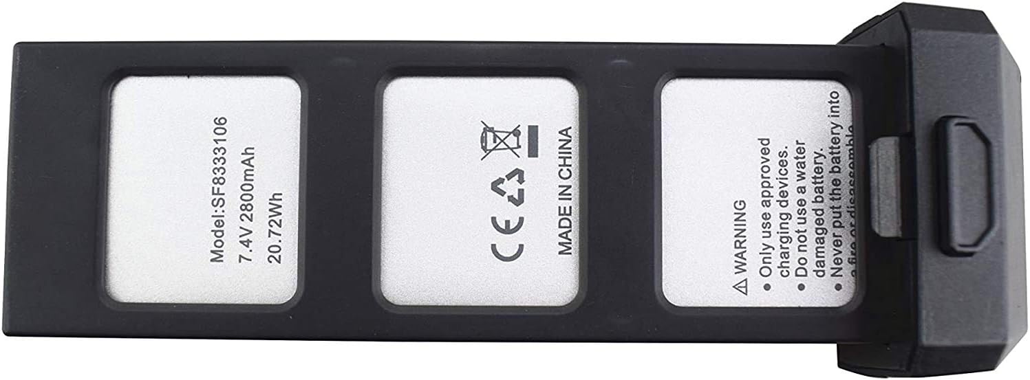 ZYGY 2pcs 7.4V 2800mAh lithiumbatterij voor HS700D borstelloze
