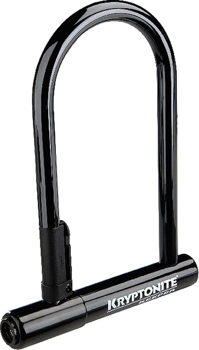Kryptonite Keeper 12 Standard with Bracket Black Bike U Lock 12mm