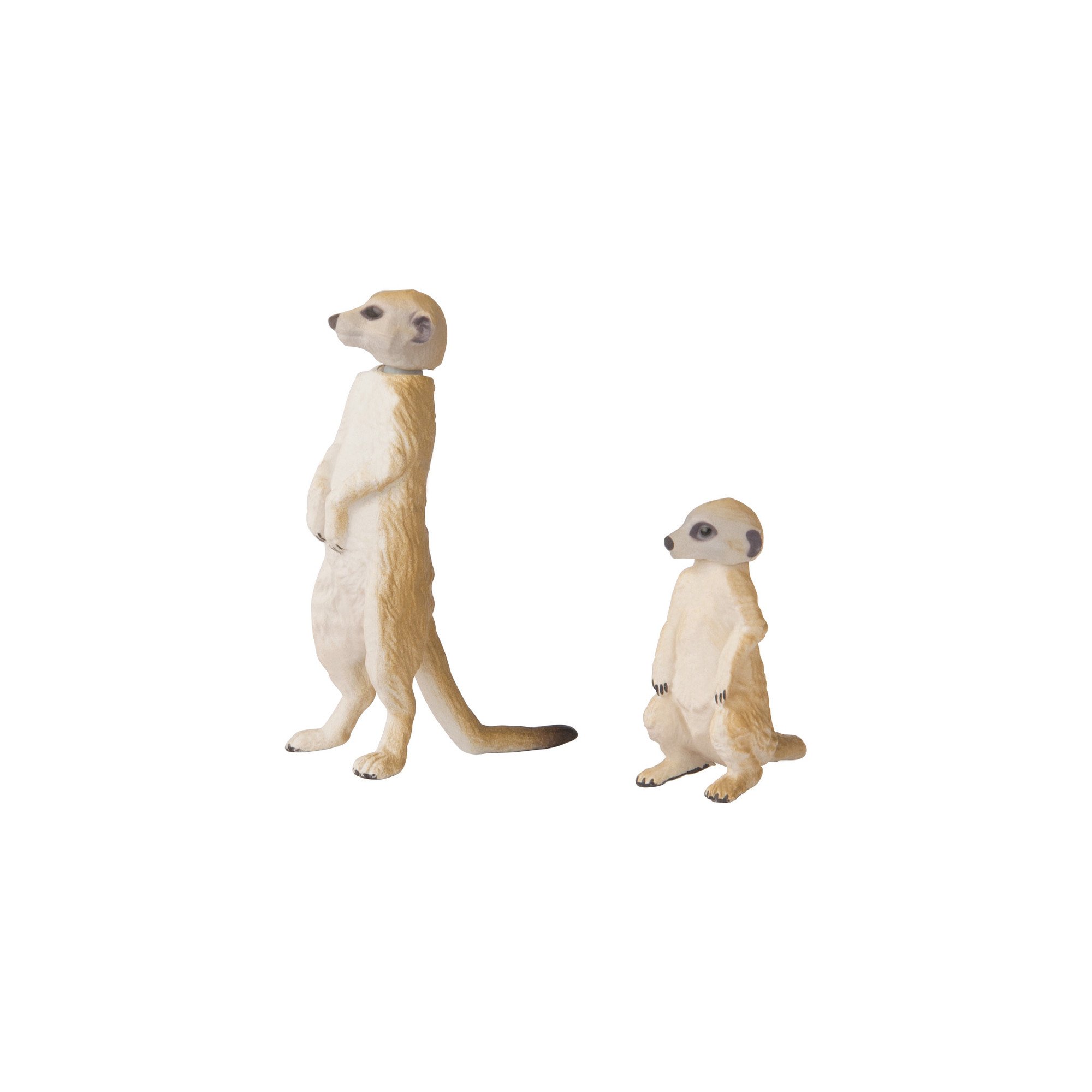 ANIA T16070 Penguin and Pup Meerkat Articulated Mini Figure