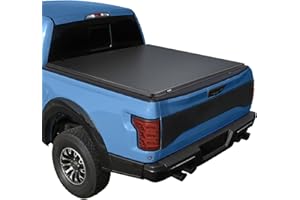 VEVOR Soft Roll-Up Truck Bed Tonneau Cover, Compatible with 2015-2025 Ford F-150, Fits 5.6 ft (5 ft 7 in/67 in) Bed, Triple-L
