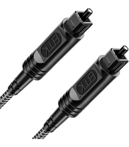 AudioQuest Pearl OptiLink Toslink Kabel – Optisches Digitalkabel, 5 Meter, Für Hi-Fi Anlagen
