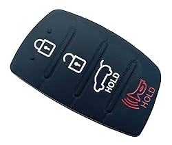 4 Buttons Car Remote Fob Case Key Fob Rubber Button