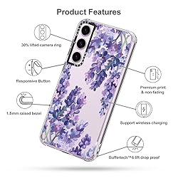 MOSNOVO for Galaxy S23 Case, [Buffertech 6.6 ft