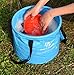 Freegrace Premium Collapsible Bucket -Multifunctional Folding Bucket -Perfect Gear for Camping, Hiking & Travel(Sky Blue,10L)