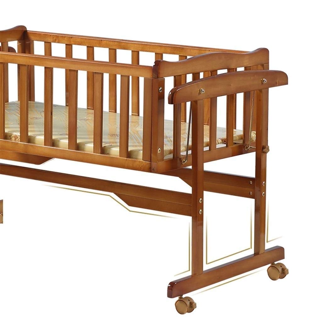 bedside wooden crib