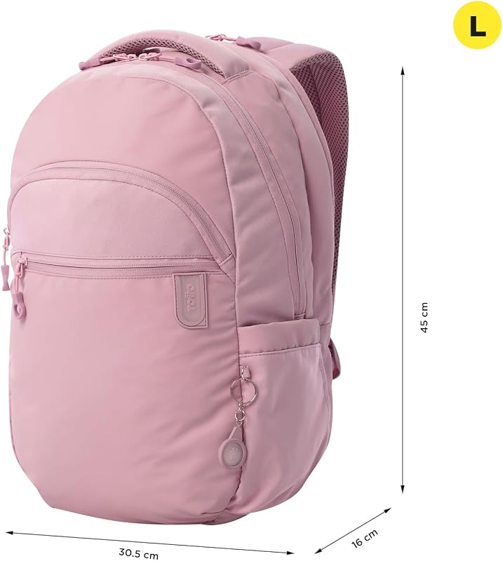 - Mochila para portátil de 15,4 polegadas, modelo Steif ino, capacidade 21 l, compartimento para tablets de 10", bolso para garrafa, alça de mala, encosto ergonómico, tiras em S, cor Keepsake Lilas.