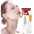 Collagen Night Wrapping Mask Hydrating Peel Off Face Mask for Women Tightening Lifting Facial Mask Skincare Anti Aging Collagen Masks for Wrinkles Fine Line Moisturizing Glowing Glass Skin 2.71oz/80ml