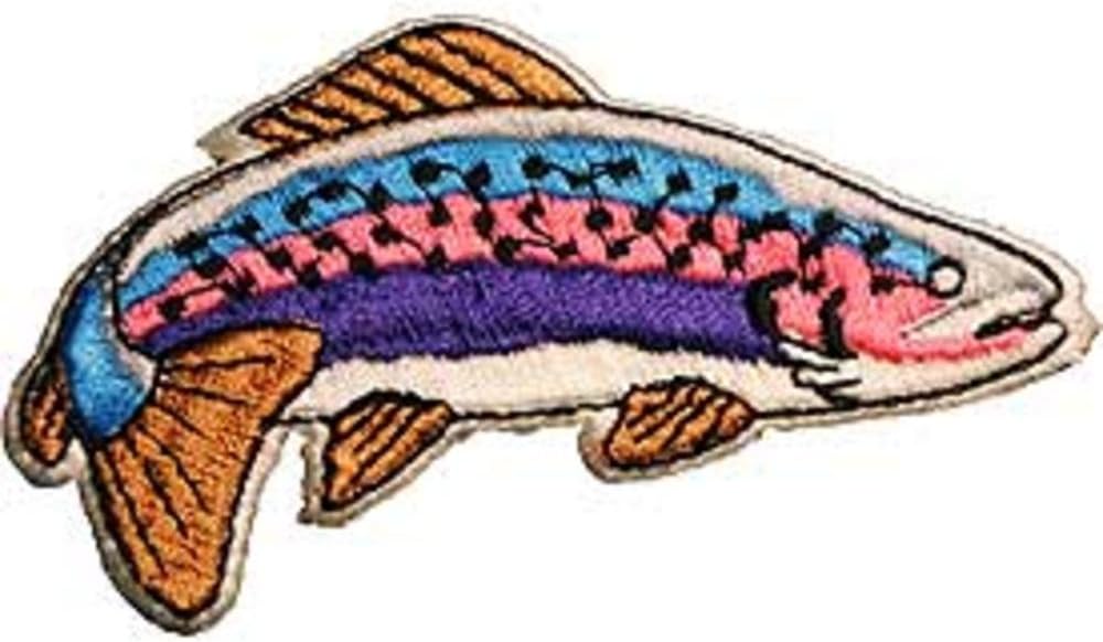 Rainbow Trout Fish Patch 3"