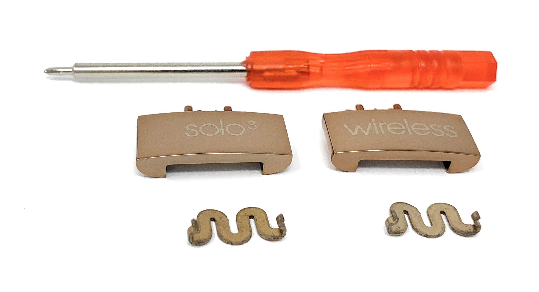 Solo3 Replacement Metal Hinge Clip Pin Repair Parts Kit Cover for Solo 3.0 Wireless Headphones (Gold)