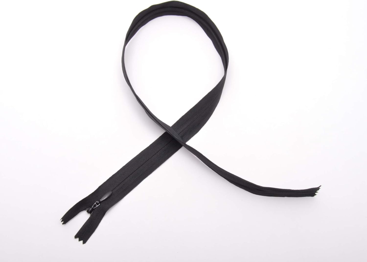 Trimz Adjustable Invisible Zip, Black, 25cm