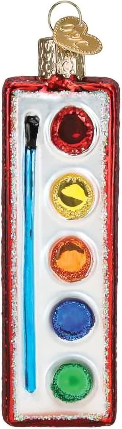 Ornaments - Old World Christmas Ornaments Watercolor Palette Glass Blown Ornaments for Christmas Tree