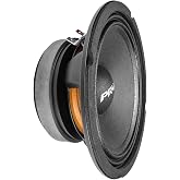 PRV AUDIO 6.5 Inch Midbass Speaker 6MB200 v2 8 Ohm - 200 Watts 93.5 dB 1.5" Voice Coil - 6 Inch Speaker for Car Audio with Outstanding Vocals and Punch for Small Custom Enclosures - Pro Audio (Single)