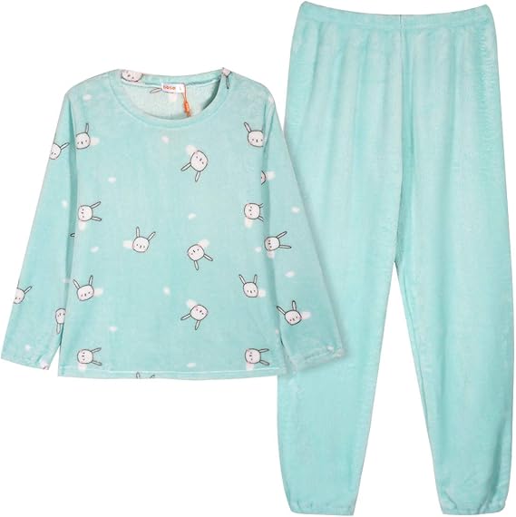 Amazon パジャマ レディース 冬 もこもこ フランネル ルームウェア 上下セット 裏起毛 大きいサイズ 可愛い 通気 長袖 ネグリジェ 部屋着 寝間着 Tシャツ パンツ 2点セット 春秋 ぬいぐるみ トップス 寝巻き 昼寝着 プレゼント Women S Pajamas パジャマ ルーム