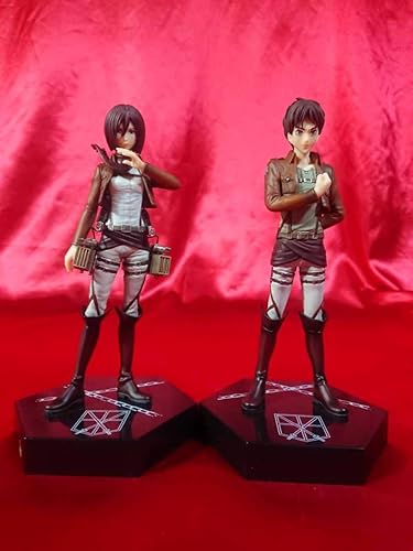 Amazon 一番くじ 進撃の巨人 くじ奪還作戦 フィギュア 2体セット B賞 エレン イェーガー ラストワン賞 ミカサ アッカーマン 立体機動ver 303 フィギュア ドール 通販