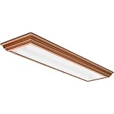 Lithonia Lighting Cambridge 4 Foot LED Kitchen Light Fixture, Linear Flush Mount Ceiling Light Fixture, 4000K Cool White, 330