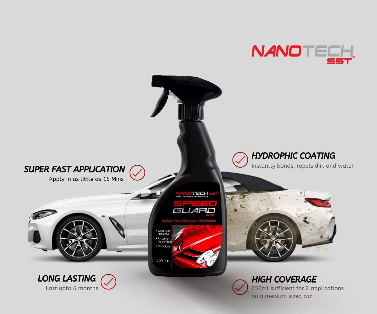 Nanotech SST Premium Car Wax Spray 500ml, 500 ml (Pack of 1) - Image 3