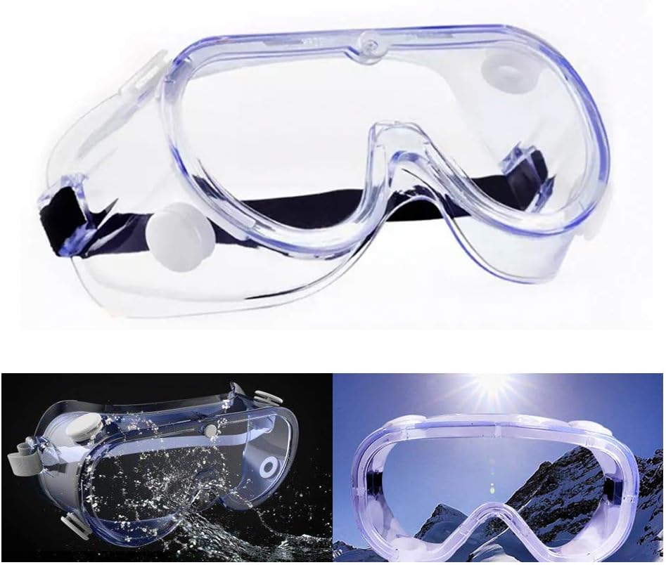 Anti Fog Safety Goggles Protective Eyewear Splash Resistant Lens (1)