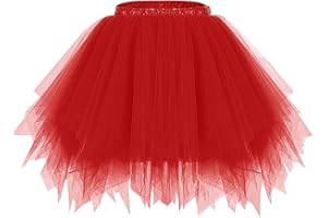 Bridesmay Women's Tutu Skirt 2025 50s Vintage Ballet Bubble Dance Skirts for Cosplay Party