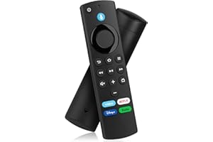 SOUPPZOE Replacement Voice Remote Control Fit for All Fires-Series Smart TVs Cube (1st/2nd/3rd Gen), 4K/4K Max (1st/2nd), TV Stick (2nd/3rd Gen), TV Stick Lite/HD, Smart TV 3rd Gen, for Hisense/TCL Smart TV