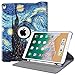 Fintie Rotating Case for iPad Air (3rd Gen) 10.5 Inch 2019 / iPad Pro 10.5 Inch 2017 with Built-in Pencil Holder - 360 Degree Rotating Stand Protective Case, Auto Sleep/Wake (Starry Night)