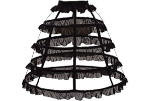 GRACEART Victorian Dress Pannier Hoop Skirt Bustle Cage Skirt