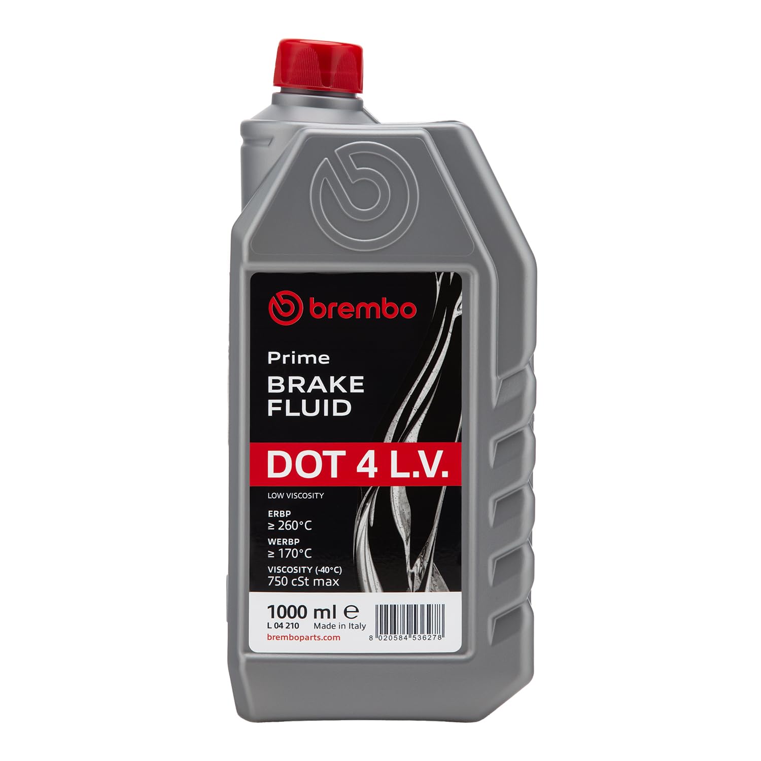 Brembo L04210 Low Viscosity Brake Fluid DOT 4, 1000 ml