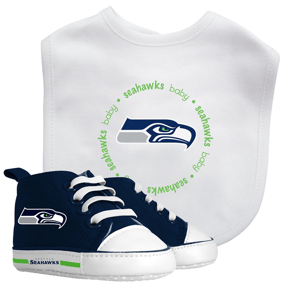 Baby Fanatic Bib with Pre-Walker, Seattle Seahawks