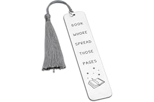 STVK Funny Bookmarks for Women Book Lovers Bookish Book Marker Gifts with Tassels for Female Friends BFF Her Spicy Book Readers Bookworms Reading Present Book Club Gifts Birthday Stocking Stuffers Gifts