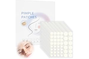 440 Counts 4 Sizes Pimple Patches for Face Hydrocolloid Pimples Stickers for Spot Cover