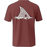 Palmyth Fishing Shirts for Men Short Sleeve Sun Protection T Shirt UPF 50+ Quick Dry Tee